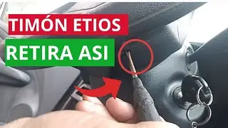 TRUCO para retirar volante Toyota ETIOS / claxon- airbag .