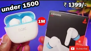 boAt Airdopes 115 with ENx & Beast Mode , upto 24 Hrs Playback | under 1500 | unboxing