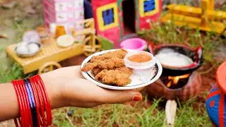 Miniature Unique  Style Chicken Fry - Mini Foodies Show