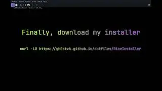 How to install ARCH Linux to use gh0stzk BSPWM Dotfiles