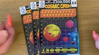 🪐 Cosmic Cash 🤑 Новые билеты Национальной лотереи по &pound;3! Скретч-карты за апрель 2022 года