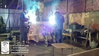 ремонт ковша. ЗАВОД КОВШЕЙ / Excavator bucket repair. BUCKET-FACTORY.RU