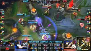 Highlight GMB vs CW - EU LCS 2015 Summer W6D1 - Gambit Gaming vs Copenhagen Wolves