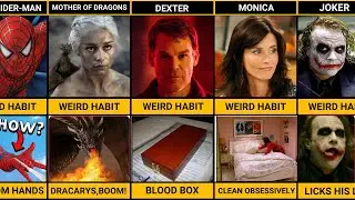 Strangest Habits OF Fictional Characters