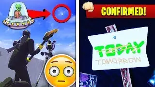 The 'METEOR STRIKE' is 100% CONFIRMED! - ALIEN SPACESHIP INCOMING?! (Fortnite Season 4 New Map)
