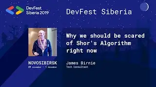 Why we should be scared of Shor's Algorithm right now - James Birnie | Hype