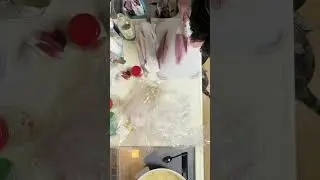 素人がクロダイ（チヌ）とアジの湯引きと刺身作ってみた#shorts #捌き方  #cooking