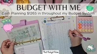 Budget $1265 with Me | Cash Planning | Cash Envelope System | That Budget Babe
