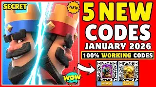 All NEW JANUARY FREE Gifts in Clash Royale 🎁 QR Codes , Redeem Codes and More!