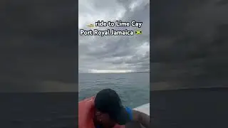 BOAT 🚤 RIDE TO LIME CAY 🌊 JAMAICA 🇯🇲 #beautiful #island #jamaica #portroyal A MUST VISIT 🤩