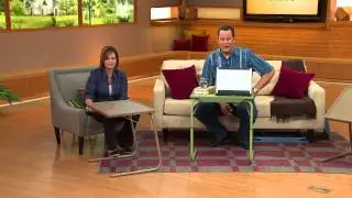 Table Mate XL Adjustable Solid Color Multi-Purpose Folding Table with Jennifer Coffey
