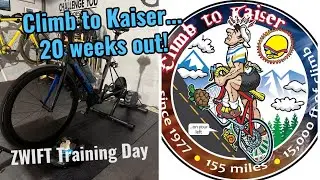 ZWIFT Training for Climb to Kaiser Biking