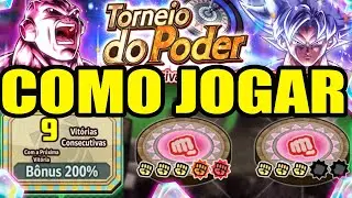 COMO JOGAR O TORNEIO DO PODER E GANHAR MIL CRISTAIS EM TODAS AS TEMPORADAS - DRAGON BALL LEGENDS