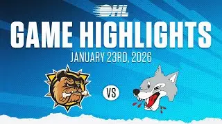 OHL Highlights: Brantford Bulldogs @ Sudbury Wolves Jan. 23, 2026