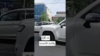 CM Revanth reddy car #cm #telangancm #ytshorts #trending #jaitelangana #trendingytshorts