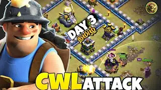 CWL Attack|Th12 & Th13 & Th15 Attack Strategy|Day 3 - Clash Of Clans tamil