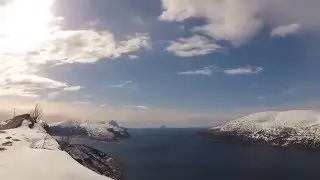 Time-lapse fra Sjonfjellet mot Lovund