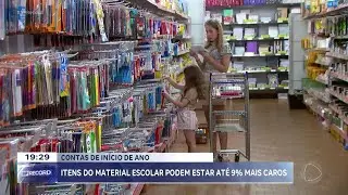 Itens de material escolar podem ficar até 9% mais caros em 2025