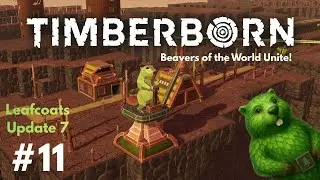 Goodwater Diversion? Log Stabilisation - Timberborn Leafcoats Mod Hardmode Update 7 - Episode Eleven