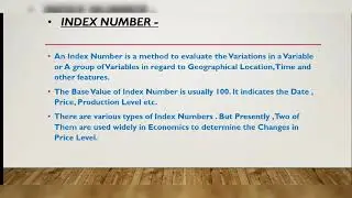 Index Number (Economics) & Types || #indexnumber #priceindexnumber #quantityindexnumber