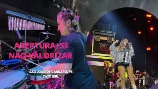 Dany Amorim tocando e a baqueta quebrou