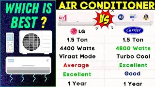 Top AC in India 2024⚡️Best 1.5 Ton AC⚡️Carrier vs LG Air Conditioner