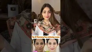 Best pharmacy/medicated face whitening creams under Rs.500😮#shorts #youtubeshorts #viral #skincare