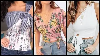 Latest top trendy Crop top /blouse design ideas for girls 2k20_ Gorgeous Crop top ideas collection
