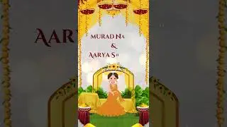 Haldi Animated E-cards | Invitation e-cards for Haldi function|