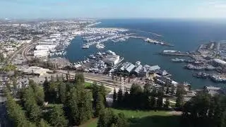 Fremantle, Western Australia by air