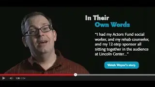 In Their Own Words - Wayne Barker Talks About The Actors Fund