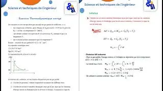 Exercice cycle thermique d'un gas parfait