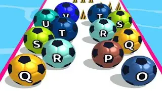 AZ Run - 2048 ABC Runner Gameplay (Levels 718-729)