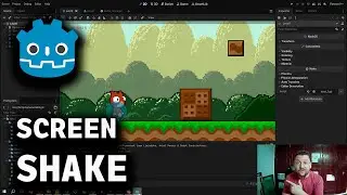 Como eu faço screen shake (balanço de tela) no Godot