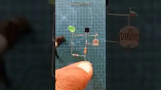 Automatic Day Night Light switch circuit #shorts #experiment