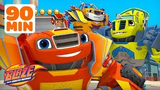 Blaze's Ultimate Transformation Missions & Rescues w/ Zeg & Stripes | Blaze and the Monster Machines