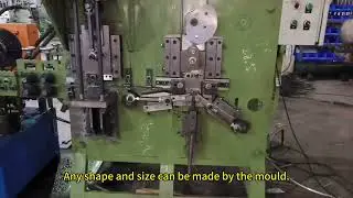 Automatic Mechanical PET Metal Clip Buckle Making Machine#wirebendingmachine#clipbucklemachine