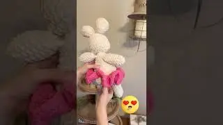 New Cute Crochet Baby Bunny with Tutu!!
