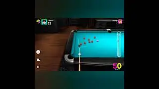 Real pool 3d 🎱 || #snooker3d #shorts #viral || @50secplay72