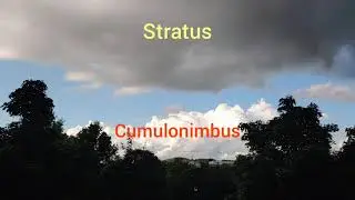 Stratus and cumulonimbus clouds meet - time lapse #cloudstimelapse