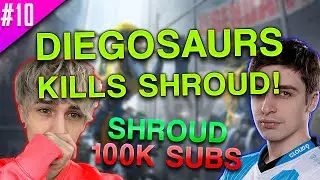 Diegosaurs Kills Shroud! | Dellor Big Rage | Shroud 100k Subs | Apex Legends Highlights #10