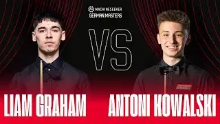 Liam Graham vs Antoni Kowalski Full Match &ndash; Snooker  German Masters 2026 Qualifiers