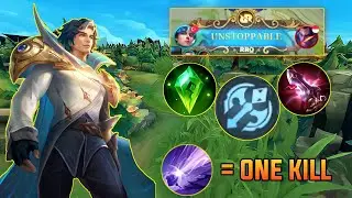 XAVIER 1 KILL BUILD & EMBLEM 2023 ✅ || GAMEPLAY TOP GLOBAL 1 XAVIER MLBB||