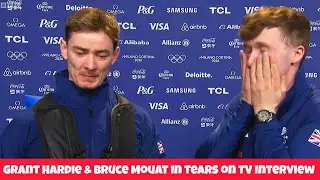 Team GB Grant Hardie & Bruce Mouat in tears on TV Interview after defeat to Canada in Men's curling