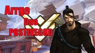 Hanzo Gameplay - Arrge Duo With Postivegod Pro Hanzo EU - Overwatch Season 14
