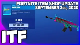 Fortnite Item Shop *NEW* ANGELFISH ANIMATED WRAP! [September 2nd, 2020] (Fortnite Battle Royale)