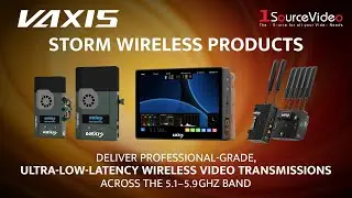 Vaxis Storm Series Wireless Systems | Pro-Grade Transmission for Film & Broadcast