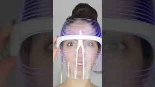 I tried a LED mask the Kardashians use, here&rsquo;s what I think 🥹 #ledmask #facemask #skincare #shorts