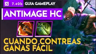 ASI SE VE UN AM FREE FARM CUANDO GANA LINEA Y TIENES AL HC ENEMIGO CONTREADO | GAMEPLAY AM DOTA 2