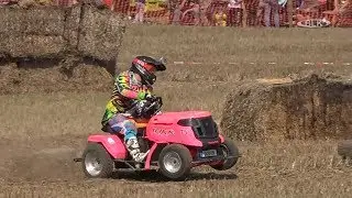 Rasentraktor Rennen Dennis Junghans FR Racing 3  Platz Deutsche Meisterschaft 2017